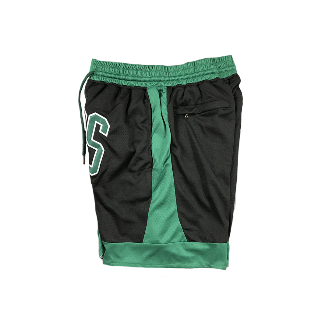 Celtics Vintage Shorts - Black/Green
