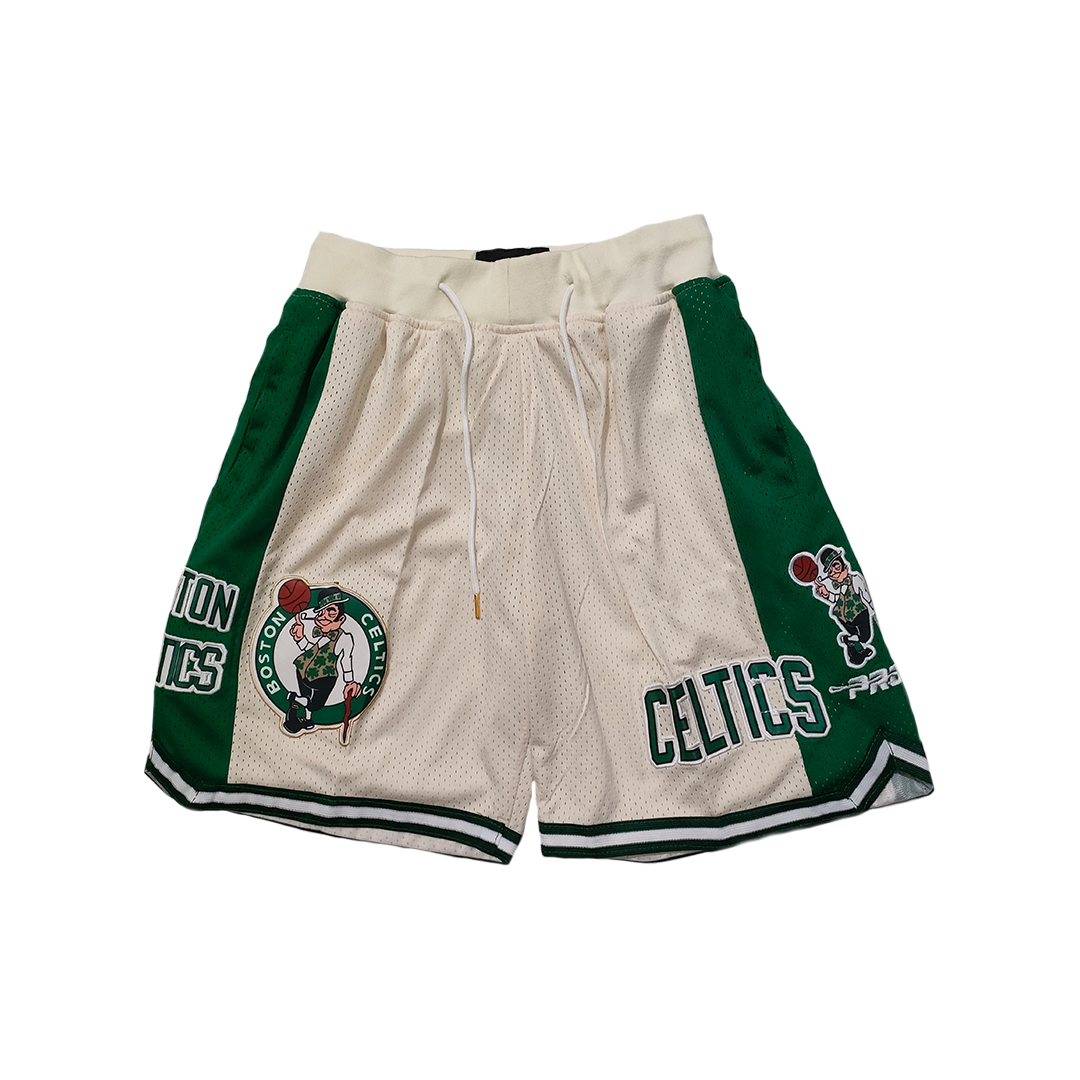 Celtics Vintage Shorts - Green/Tan