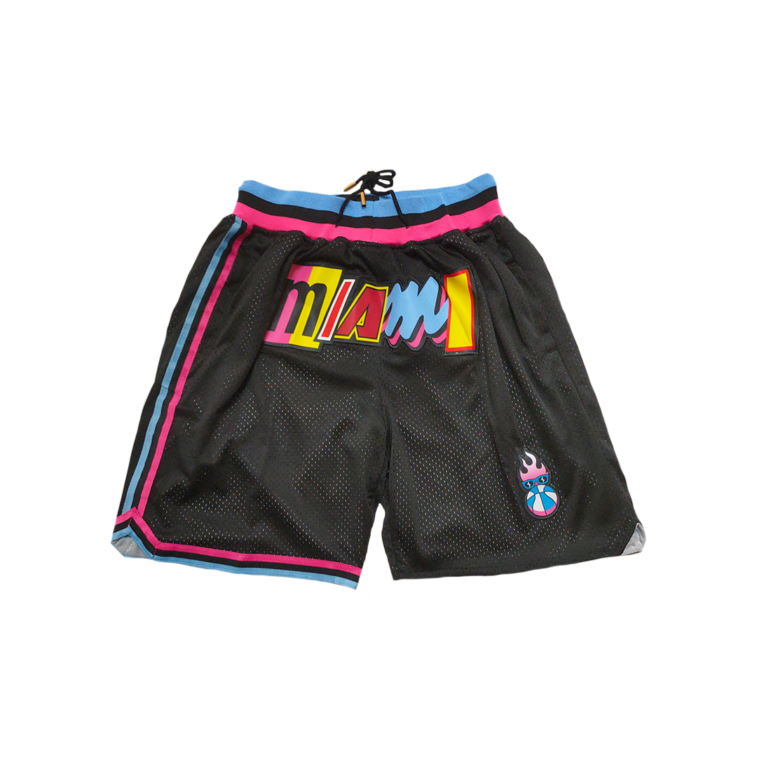 Heat Vintage Shorts - Black/Pink