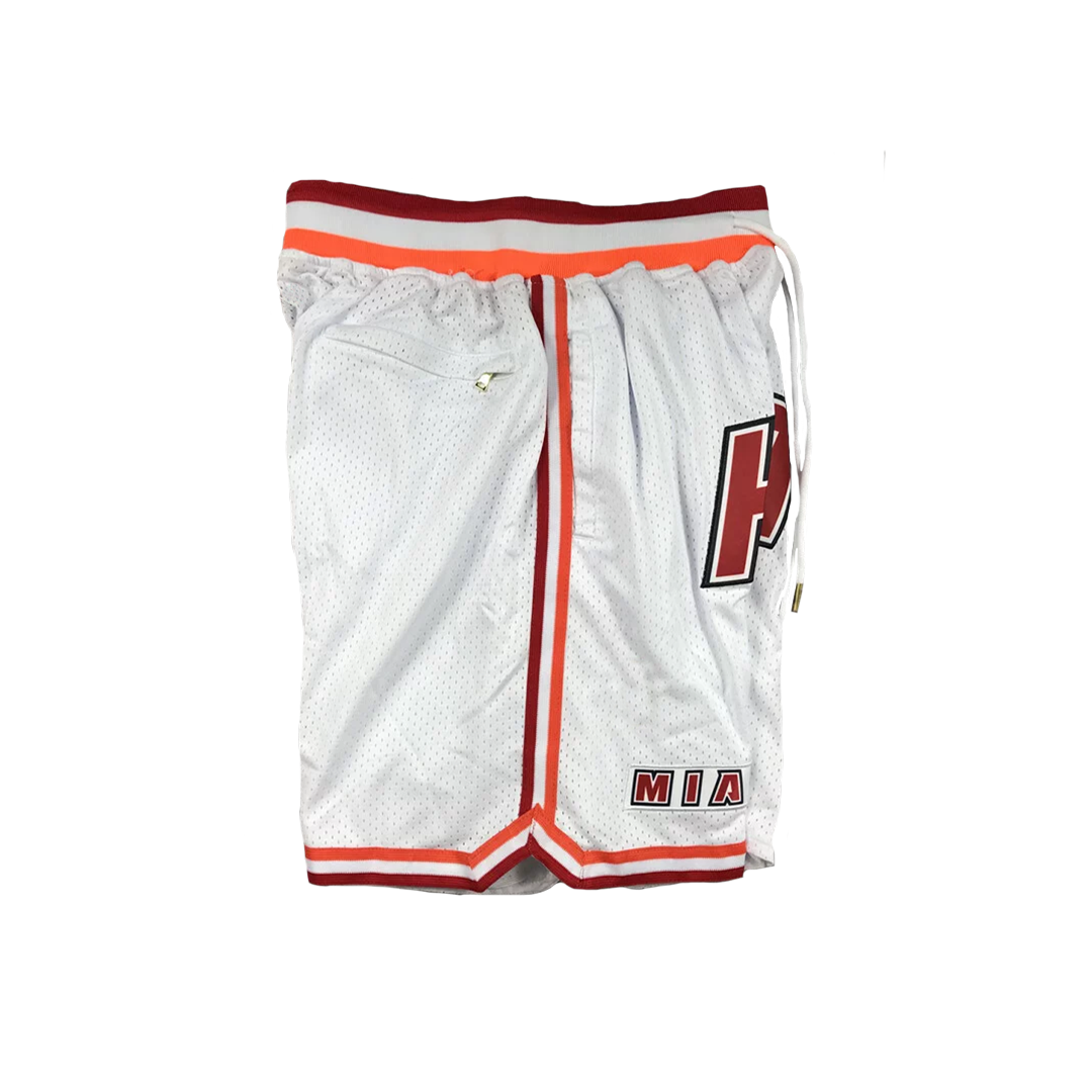 Heat Vintage Shorts - White/Red