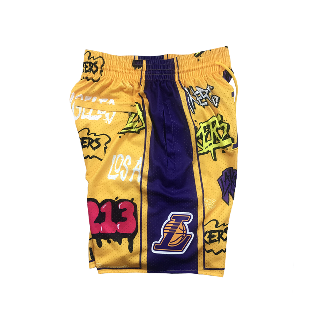 Lakers Vintage Shorts - All Over Print
