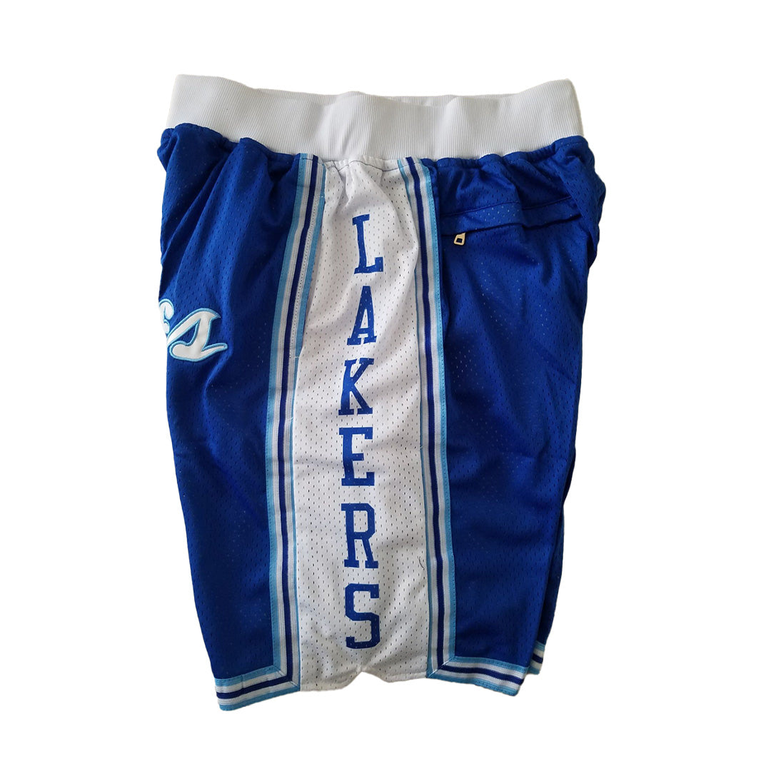Lakers Vintage Shorts - Blue/Script
