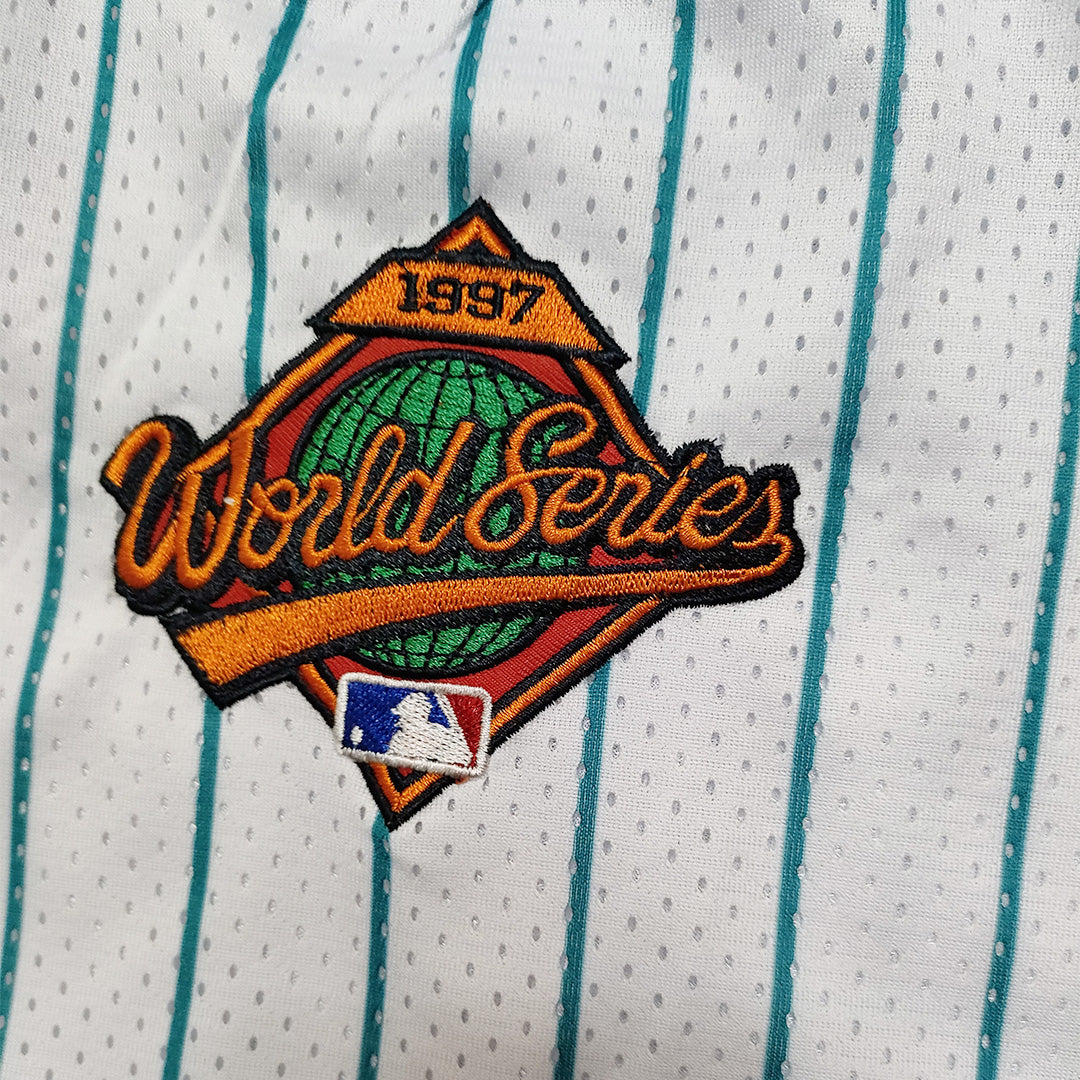 Marlins '97 World Series Vintage Shorts - White
