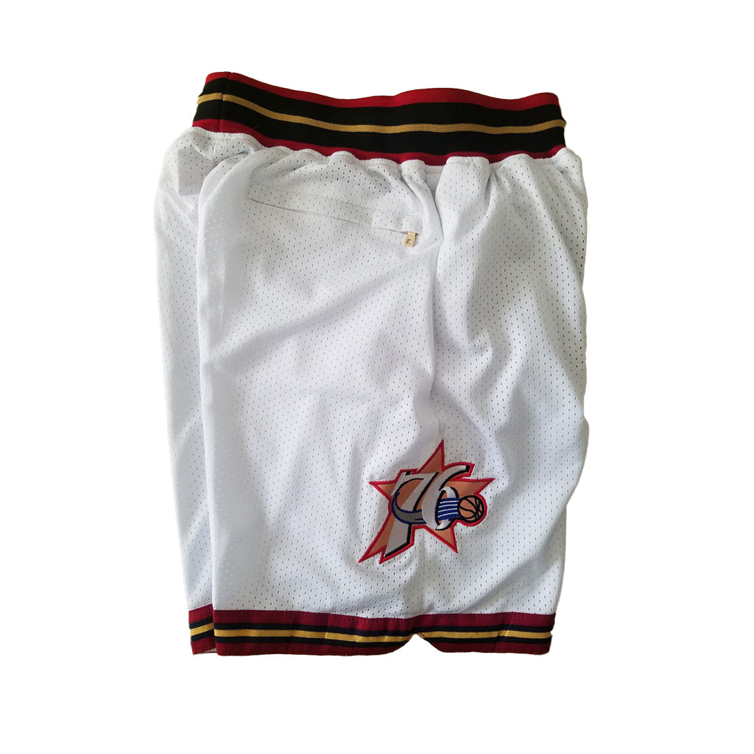 Sixers Vintage Shorts - White