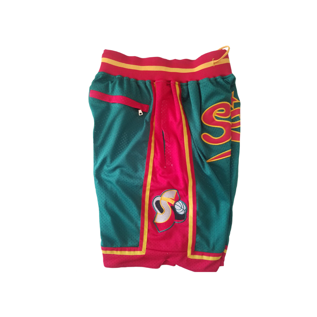 Supersonics Vintage Shorts - Green