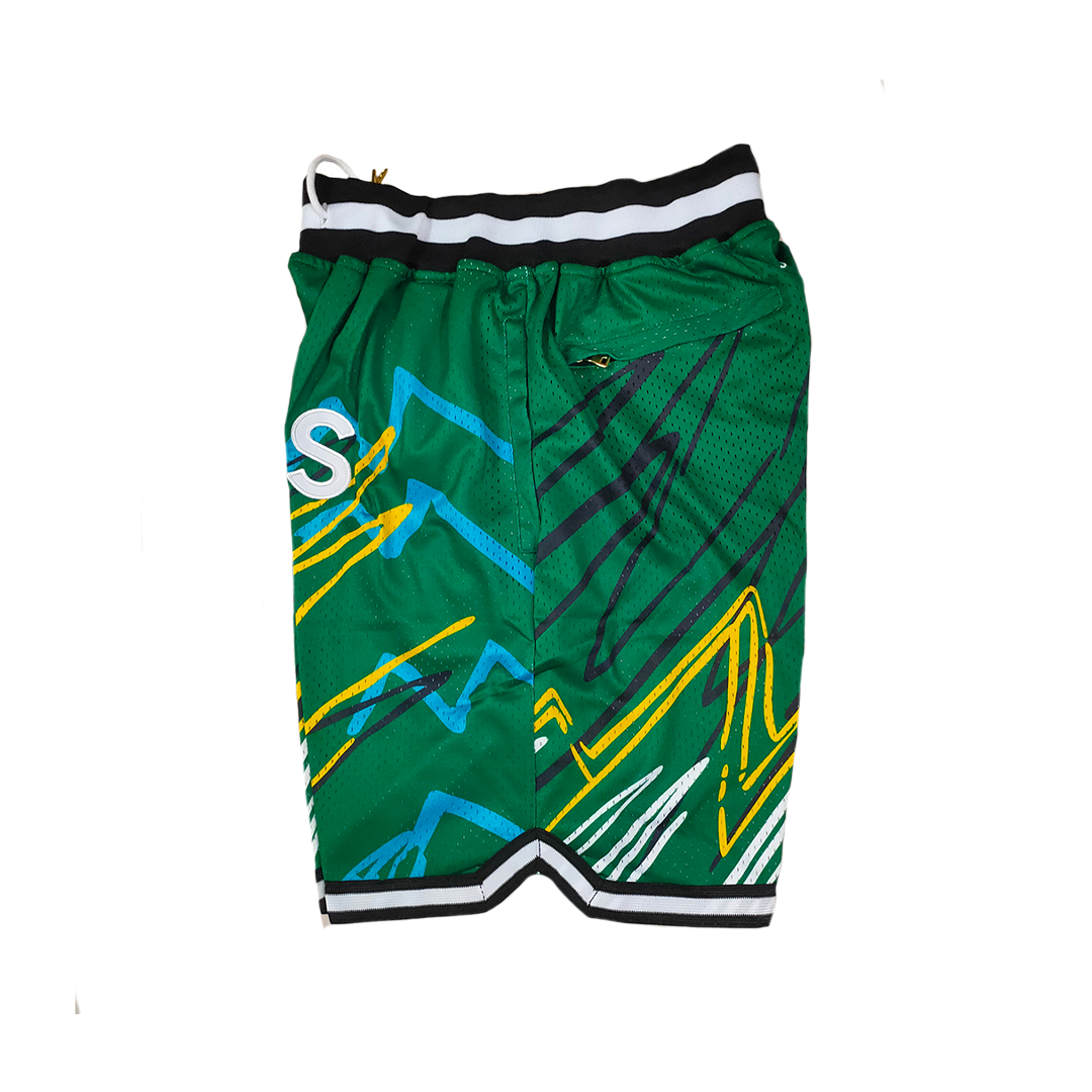 Supersonics Vintage Shorts - Stripe