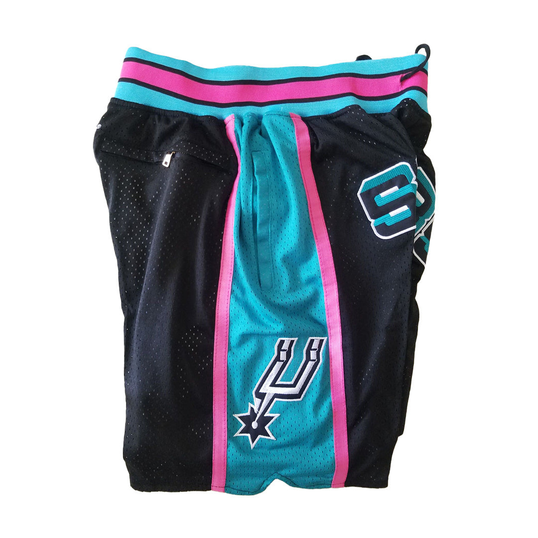 Spurs Vintage Shorts - Black