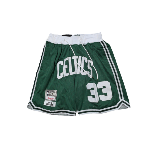 Celtics Vintage Shorts - Bird/Green