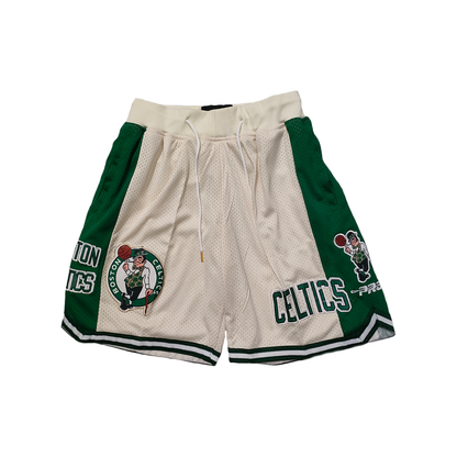 Celtics Vintage Shorts - Green/Tan