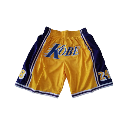 Kobe Vintage Shorts - Yellow