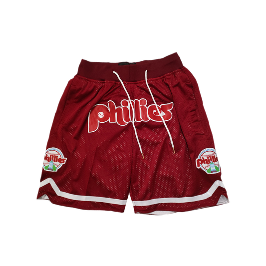 Phillies Vintage Shorts - Red