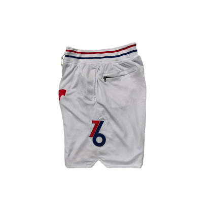 Sixers Vintage Shorts - White Script