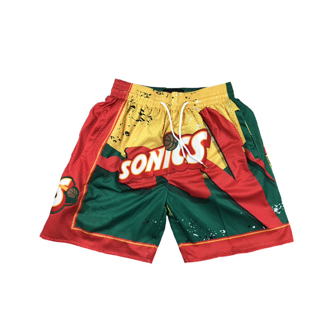 Sonics Vintage Shorts - Tri Color Paint Splatter