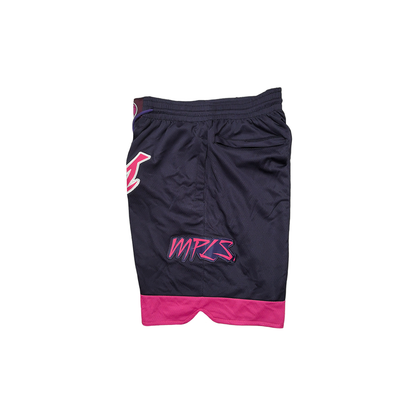 Timberwolves Vintage Shorts - Navy/Pink